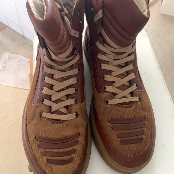 Rust brown Pony hair Alexander Mcqueen Puma collaboration! - Picture 2 of 4